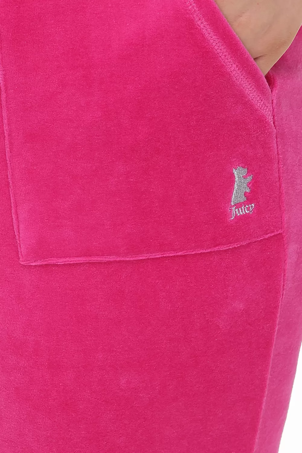 Track Bottoms | Track Pants-Juicy Couture Plus-Size Hollywood Scottie Snap Pocket Velour Track Pants FreeLove