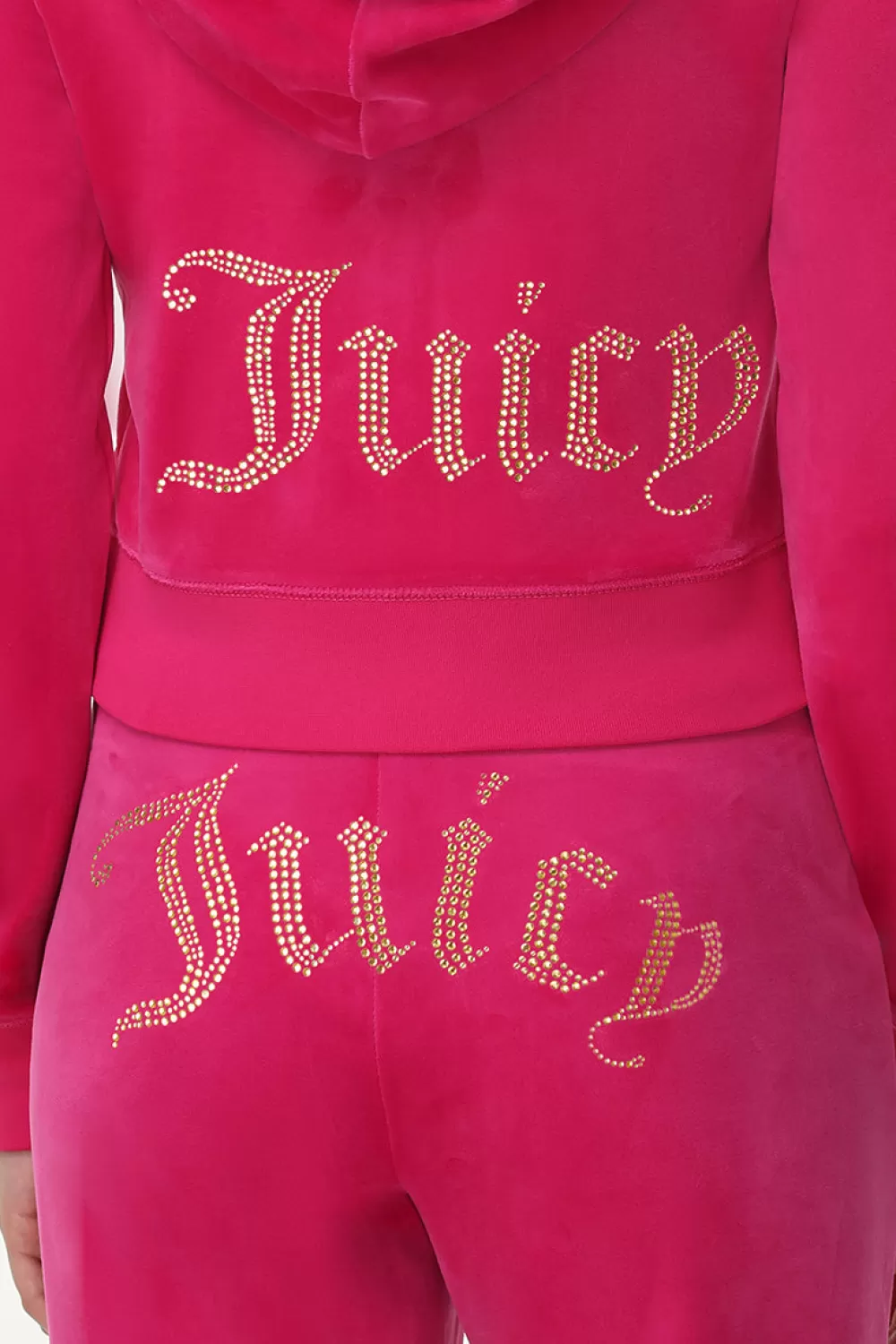 Hoodies & Jackets-Juicy Couture Technicolor Big Bling Velour Hoodie FreeLove/BlueBling
