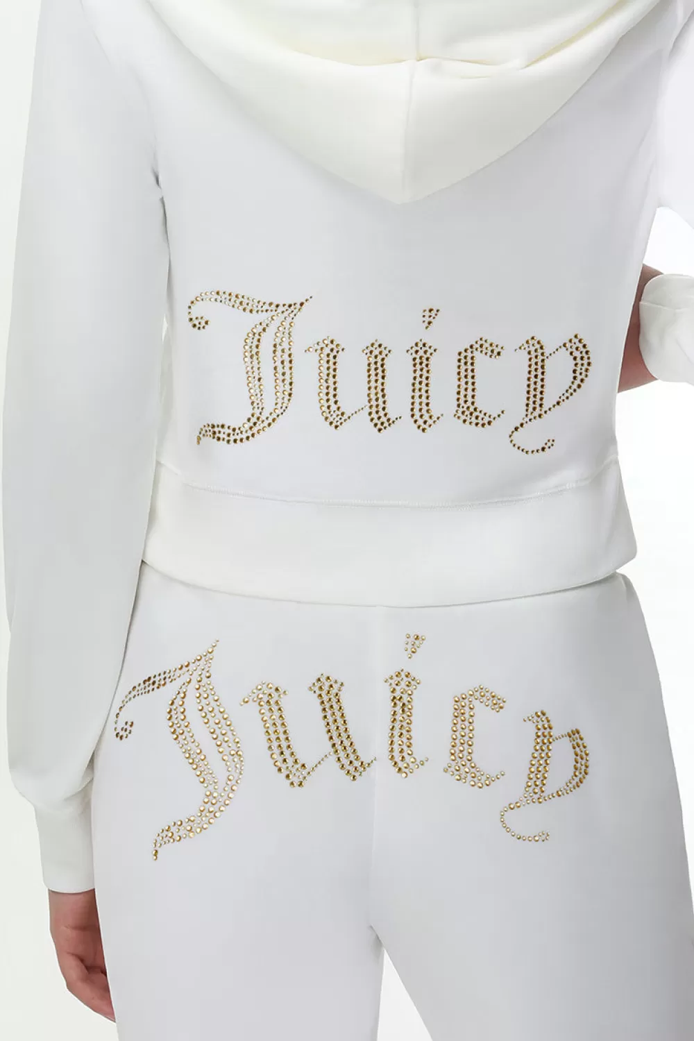 Hoodies & Jackets-Juicy Couture Technicolor Big Bling Velour Hoodie Angel/BlueBling